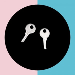 비즈팡 [S3-01-05]써지컬스틸 펜던트 미니열쇠 7x15mm ,1개