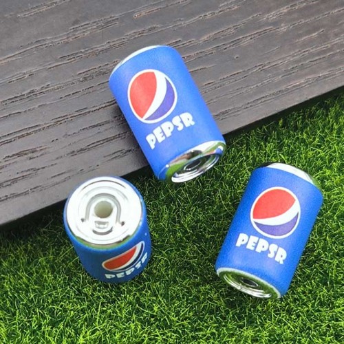 비즈팡 [BG-5-45]볼꾸파츠 아크릴 파란캔음료수 통과형 12x20mm (내경2.8mm) 볼꾸비즈 키링용 ,1개