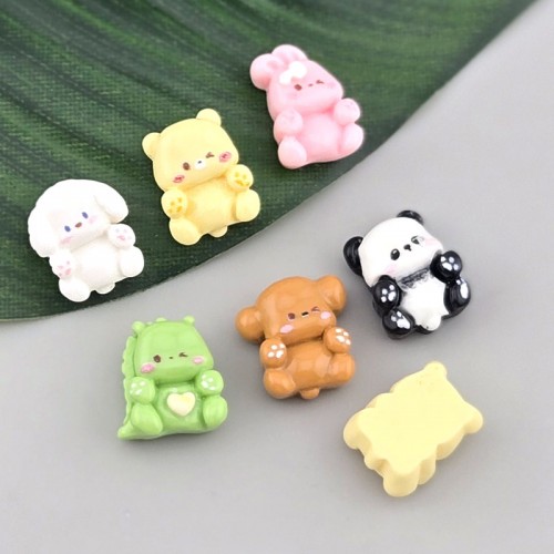 비즈팡 [KC-2-15]아크릴펜던트 미니동물부착형 10x13mm (키캡파츠 데코 탑꾸 폰코 포코) ,1개