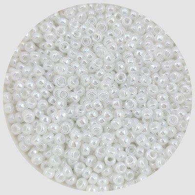 비즈팡 [B20-27]미유키비즈 시드비즈 2mm 화이트진주Pearl (420) ,10g