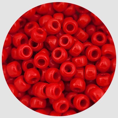 비즈팡 [B40-10]미유키비즈 시드비즈4mm 레드/빨강OP (408) ,10g