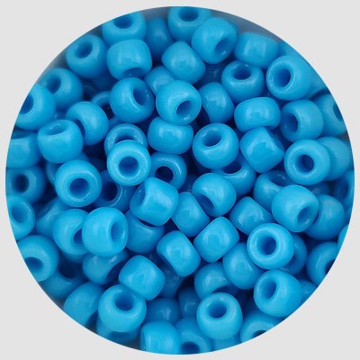 비즈팡 [B40-14]미유키비즈 시드비즈4mm 스카이블루/터키OP (413) ,10g