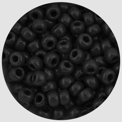비즈팡 [B40-19]미유키비즈 시드비즈4mm 블랙/검정OP (401) ,10g