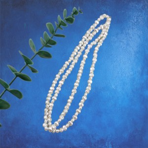 비즈팡 [BP-1-11]아크릴진주바로크 못난이댄싱진주B 6.6x5mm 화이트 (모조담수진주  ,10개