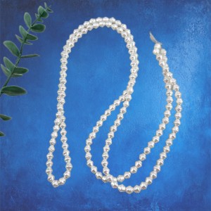 비즈팡 [BP-1-14]아크릴진주바로크 통통쌀알진주 5.7x8mm 화이트 (모조담수진주) ,10개