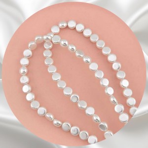 비즈팡 [BP-2-05]아크릴진주바로크 반쪽바둑알진주 8mm 화이트 (모조담수진주) ,1개