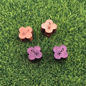 비즈팡 [DW-7-01]카톨릭묵주만들기 우드십자가 자작나무 XP십자가 크로바십자가 10mm ,1개