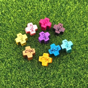 비즈팡 [DW-7-03]카톨릭묵주만들기 우드십자가 자작나무 XP십자가 정십자가 10mm  멀티 ,1개