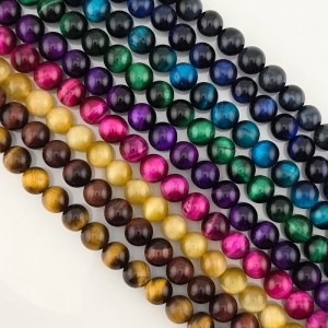 비즈팡 [J2-200-10]원석라운드 10mm 컬러호안석A급 9color 모음 ,반줄