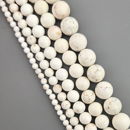 비즈팡 [J1-201-05]원석라운드 4mm 아이보리송석 ,반줄