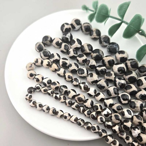 비즈팡 [J1-818-00]원석축구볼컷 6-12mm 천주마노컷 염주팔찌용 ,반줄