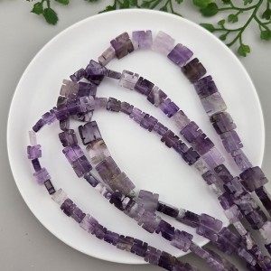 비즈팡 [J1-68-16]원석만자통과형 6mm 8mm 10mm 불교만자 (자수정) 염주팔찌만들기  ,반줄