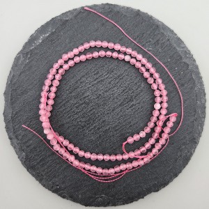 비즈팡 [CT-03-05]캣츠아이축구볼컷 3mm 세라믹 핑크 ,1줄(120개)