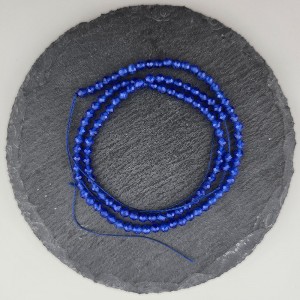 비즈팡 [CT-03-18]캣츠아이축구볼컷 3mm 세라믹 라피스블루 ,1줄(120개)