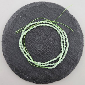 비즈팡 [CT-02-11]캣츠아이축구볼컷 2mm 세라믹 제이드그린 ,1줄(약160개)