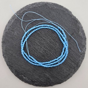 비즈팡 [CT-02-17]캣츠아이축구볼컷 2mm 세라믹 스카이블루 ,1줄(약160개)