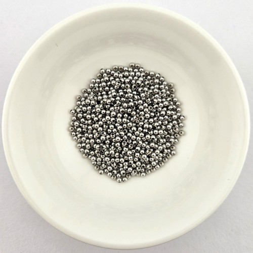 비즈팡 [S1-100-12]써지컬스틸 라운드볼 메탈볼 2.5mm 무도금 ,10개