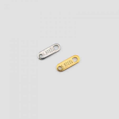 비즈팡 [S1-7-690]써지컬스틸 부자재 일자형A바 4x11mm (S.Steel) ,10/5개