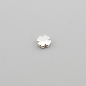비즈팡 [SVP-13-01]순은펜던트 실버925 민자정십자가 통과형 8mm (내경1mm) 묵주만들기 ,1개