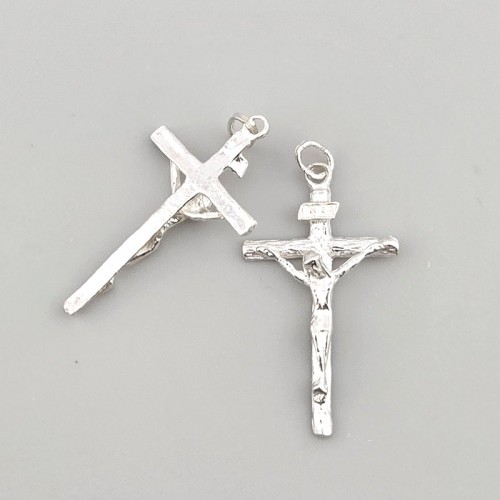 비즈팡 [SVP-25-15]순은펜던트 실버925 예수십자가INRI(대) 16x29mm+O링 ,1개