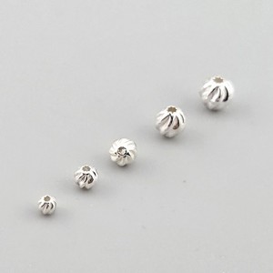 비즈팡 [SVP-91-04]순은펜던트 실버925 은볼 회오리볼 7mm (내경 1.6mm) 실버볼 ,1개