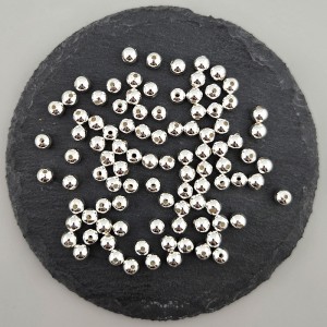 비즈팡 [SVP-90-06]순은볼 실버볼 5mm (내경1.2mm) 실버925 무도금 ,1개