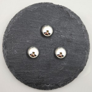 비즈팡 [SVP-90-10]순은볼 실버볼 12mm (내경2mm) 실버925 무도금 ,1개