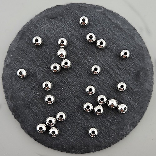 비즈팡 [SVP-90-26]순은볼 실버볼 6mm (내경1.4mm) 실버925 OR ,1개