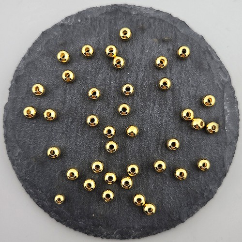 비즈팡 [SVP-90-35]순은볼 실버볼 5mm (내경1.2mm) 실버925 골드 ,1개