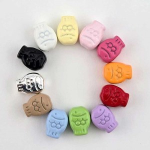 비즈팡 [PA-1-02]메탈통과형 에폭미니물고기통과형 8x6mm(내경1.4mm) 멀티 ,1개