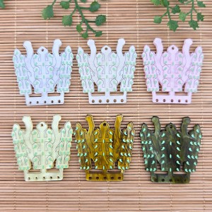비즈팡 [PB-4-14]아크릴전통펜던트 천마총금관 39x42mm 전통굿즈키링만들기재료 ,1개