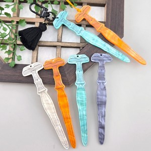 비즈팡 [PB-4-26P]아크릴전통펜던트 청동기시대 비파형동검 24x100mm 전통굿즈만들기용 ,1개