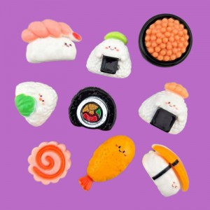 비즈팡 [KC-2-01]아크릴펜던트 생선초밥부착형 (키꾸파츠 키캡파츠) ,1개