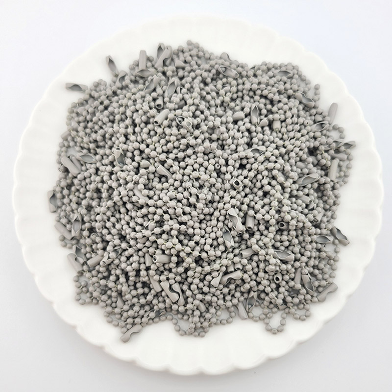 비즈팡 [TH-1-06]키링부자재 컬러군번줄 키링 12cm 열쇠고리 키체인 그레이 ,1팩(200개)