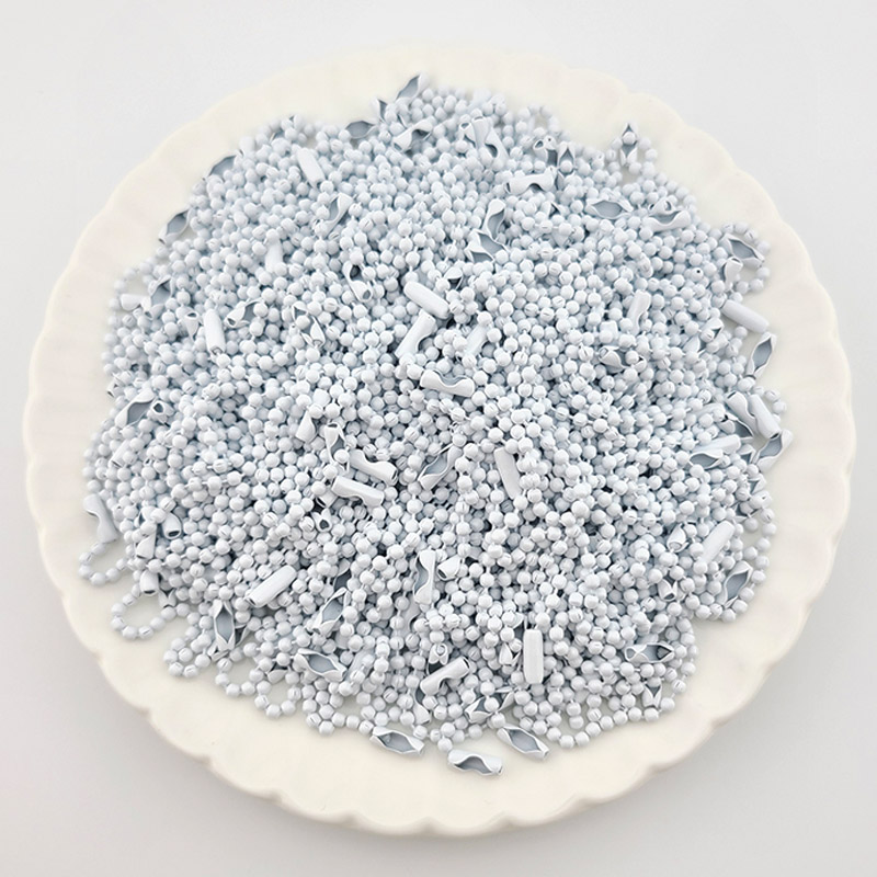 비즈팡 [TH-1-06]키링부자재 컬러군번줄 키링 12cm 열쇠고리 키체인 화이트 ,1팩(200개)