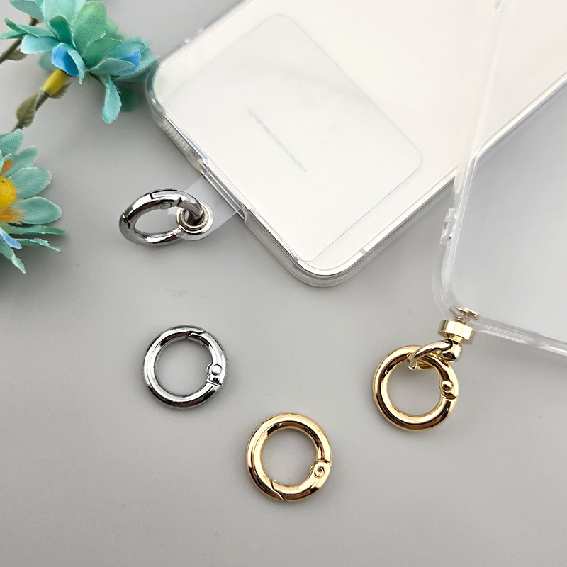 비즈팡 [TH-2-02]핸드폰악세사리 링고리 원터치 버클링 외경 20mm 내경 13mm (국산) ,1개