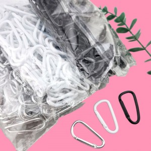 비즈팡 [TH-1-61]키링부자재 알루미늄카라비너 키링용 24x46mm 가방고리 (대량) ,100개