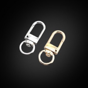 비즈팡 [TH-1-22]키링부자재 디고리키링 D고리 실버 골드 (키링용) ,1개