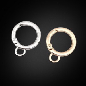 비즈팡 [TH-1-51]키링부자재 오픈오링키링 링고리 버클링고리형 25mm 가방고리,1개