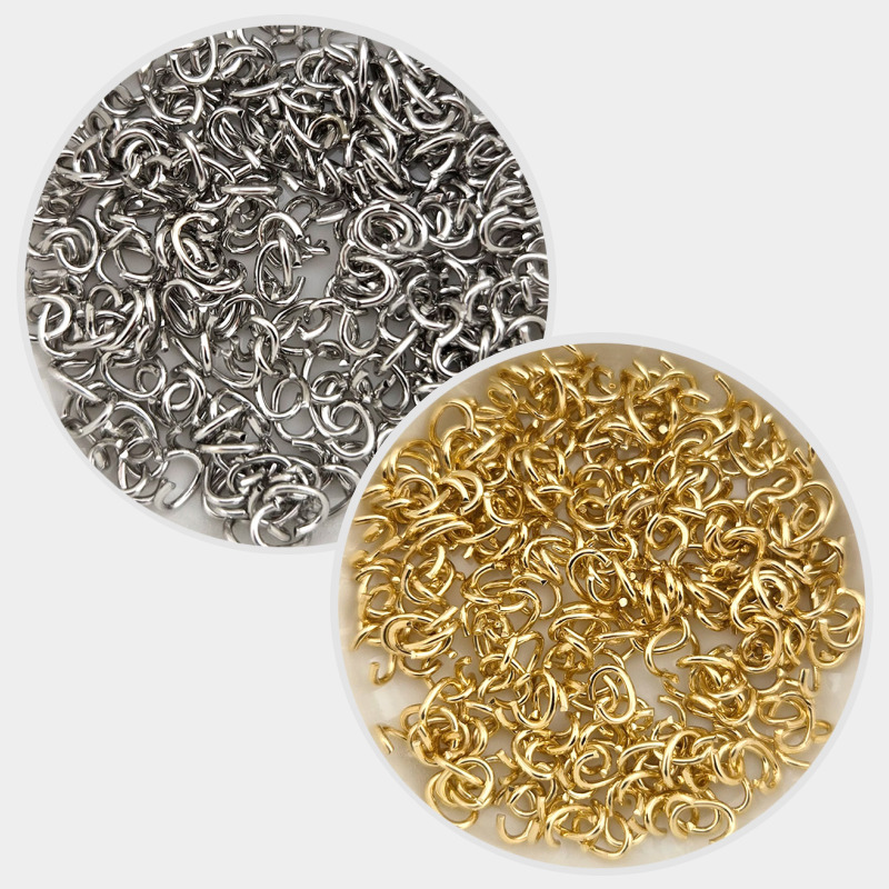 비즈팡 [TO-1-17]악세사리부자재 C링 씨링 0.6mm(두께) OR 골드 ,10g