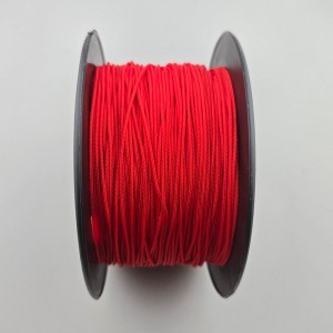 비즈팡 [Y1-03-14]폴리매듭실 1mm 밝은레드(BrightRed) ,1롤(150yd)