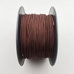 비즈팡 [Y1-03-42]폴리매듭실 1mm 알밤색(Chestnut) ,1롤(150yd)