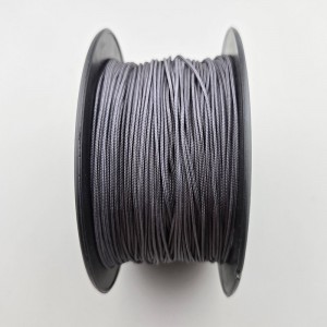 비즈팡 [Y1-03-46]폴리매듭실 1mm 진회색(DarkGrey) ,1롤(150yd)