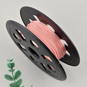 비즈팡 [Y1-24-05]인견매듭실 1mm 살핑크(SalmonPink) 전통매듭끈 꼰세사끈 묵주 염주팔찌용