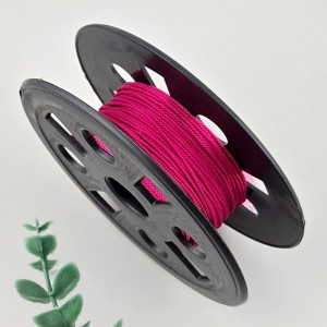 비즈팡 [Y1-24-07]인견매듭실 1mm 체리핑크(CherryPink) 전통매듭끈 꼰세사끈 묵주 염주팔찌용