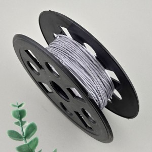 비즈팡 [Y1-24-22]인견매듭실 1mm 그레이/회색(Grey) 전통매듭끈 꼰세사끈 묵주 염주팔찌용