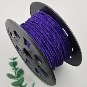 비즈팡 [Y1-25-11]인견매듭실 1.6mm 퍼플/진보라(Purple) 전통매듭끈 꼰소사끈 묵주 염주팔찌용