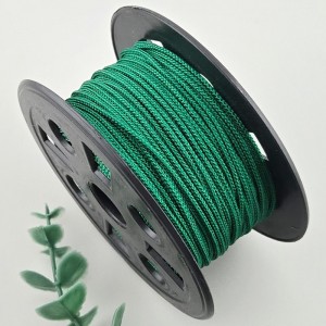 비즈팡 [Y1-25-13]인견매듭실 1.6mm 초록그린(Green) 전통매듭끈 꼰소사끈 묵주 염주팔찌용