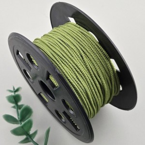 비즈팡 [Y1-25-14]인견매듭실 1.6mm 올리브그린(OliveGreen) 전통매듭끈 꼰소사끈 묵주 염주팔찌용