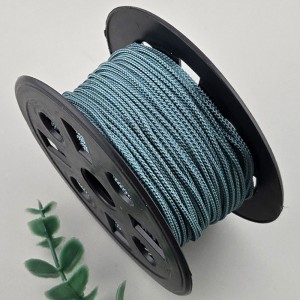 비즈팡 [Y1-25-16]인견매듭실 1.6mm 청록색(PeacockGreen) 전통매듭끈 꼰소사끈 묵주 염주팔찌용